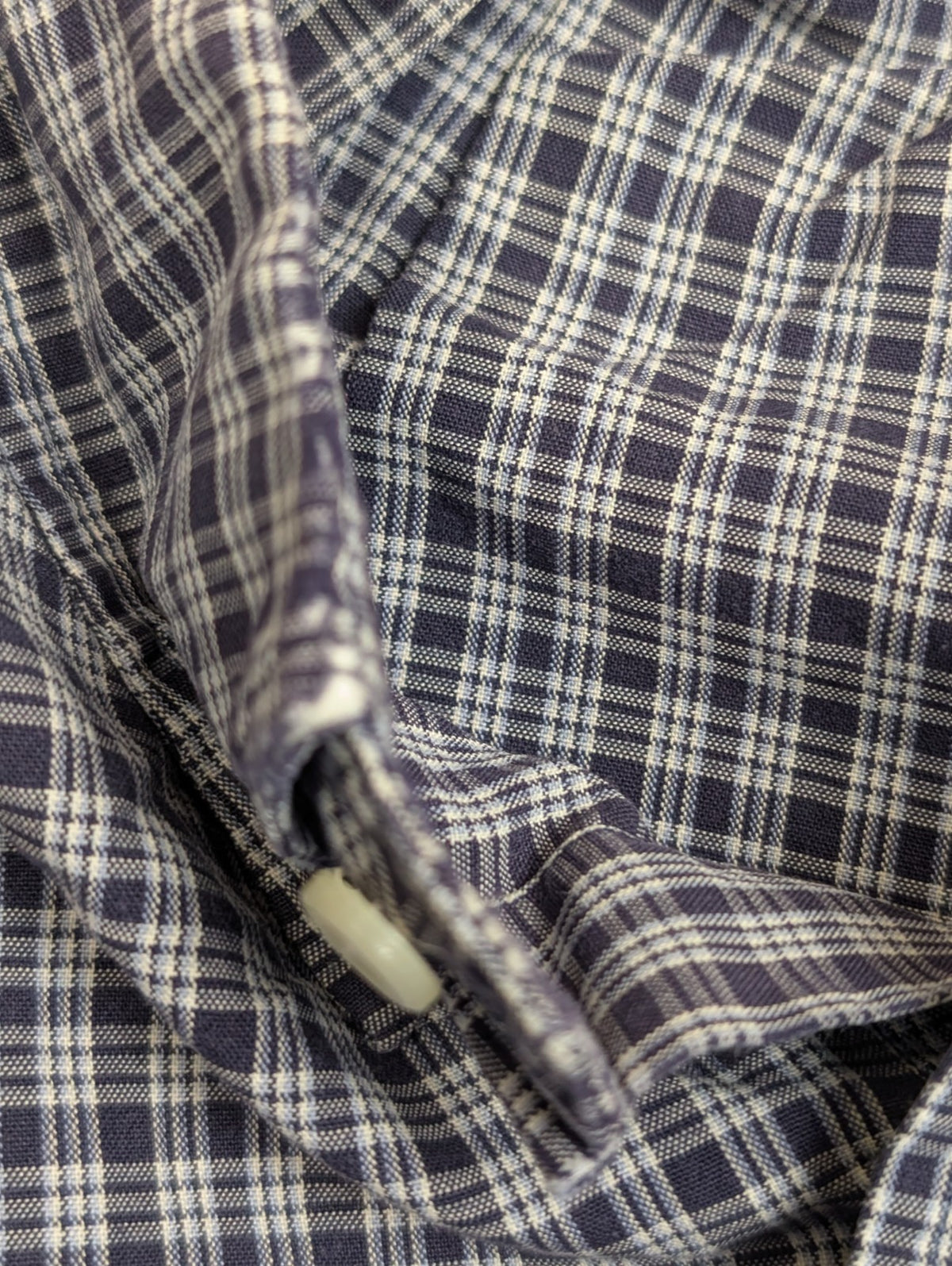Chemise Polo Ralph Lauren Shirt L XL Carreaux Bleu Marine Button Down Logo