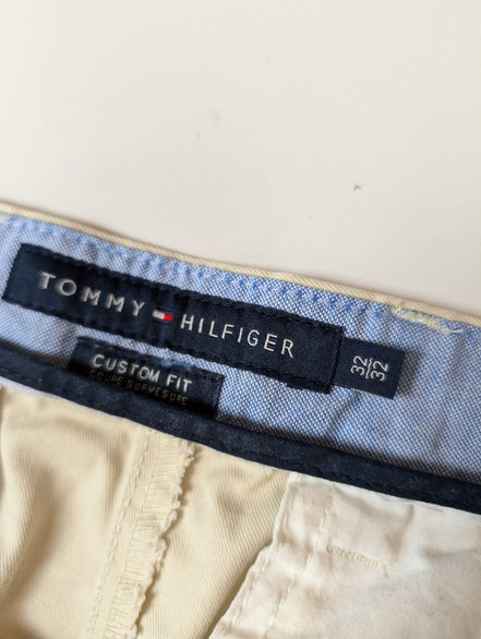 Pantalon Chino TOMMY HILFIGER 🌿 Taille W32 L32 🌿 Coupe Custom Fit Chic