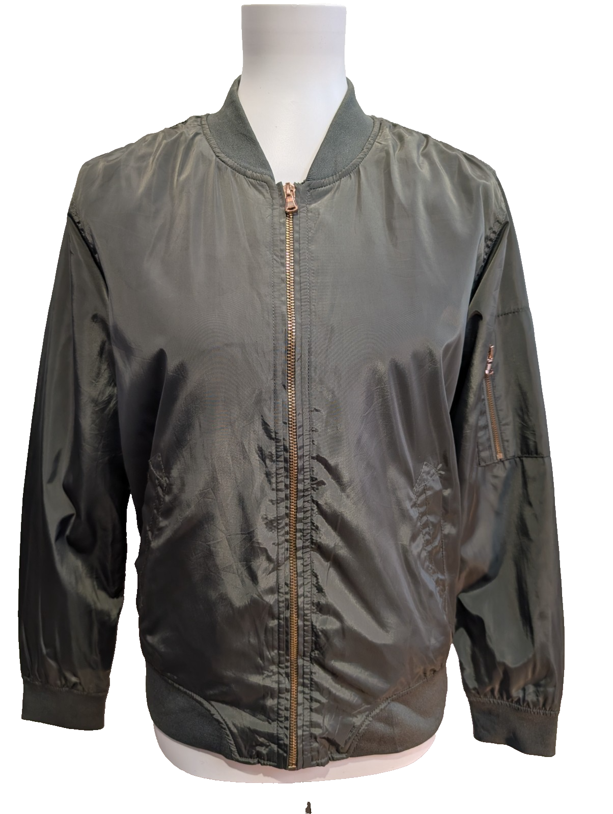 Veste blouson bomber Ci Sono vert kaki Femme Taille M