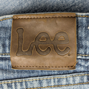 Jean Lee Homme Bleu Patiné Stretch W38 L29 Vintage Original Denim