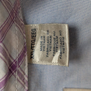 Chemise manches courtes Dockers violet à carreaux taille XXL #184msch