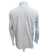 Chemise Polo Ralph Lauren L Bleu Rayée 100% Coton Sans Logo