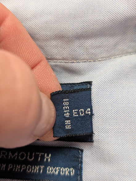 Chemise Polo Ralph Lauren bleue ciel logo marron taille XL #2517