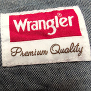 Chemise Wrangler Manches Courtes Bordeaux à Poches Taille M