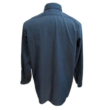 Chemise Dickies Made in USA L XL Bleu Marine Workwear 2 Poches Manches longues