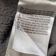 The North Face Sweat à Capuche Gris - Logo Jaune Motif Camouflage - Taille L