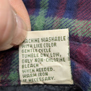 Wilderness Surchemise Flanelle Matelassée T.XL Veste Carreau Bordeaux Bleu |242S