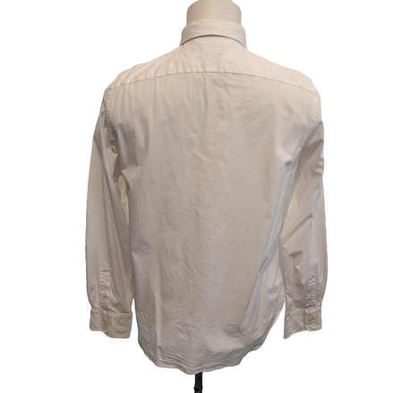Chemise Polo Ralph Lauren Enfant 12 Ans L Classic Fit Blanche Coton Logo Bleu