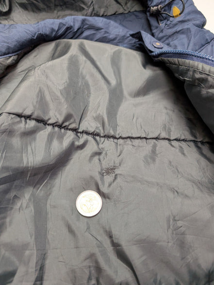 Manteau Nike Virginia Matelassé Bleu Marine Homme Taille L Veste Sportswear 🧥