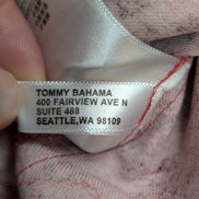 Chemise hawaïenne soie rouge Tommy Bahama Red Wisconsin taille L
