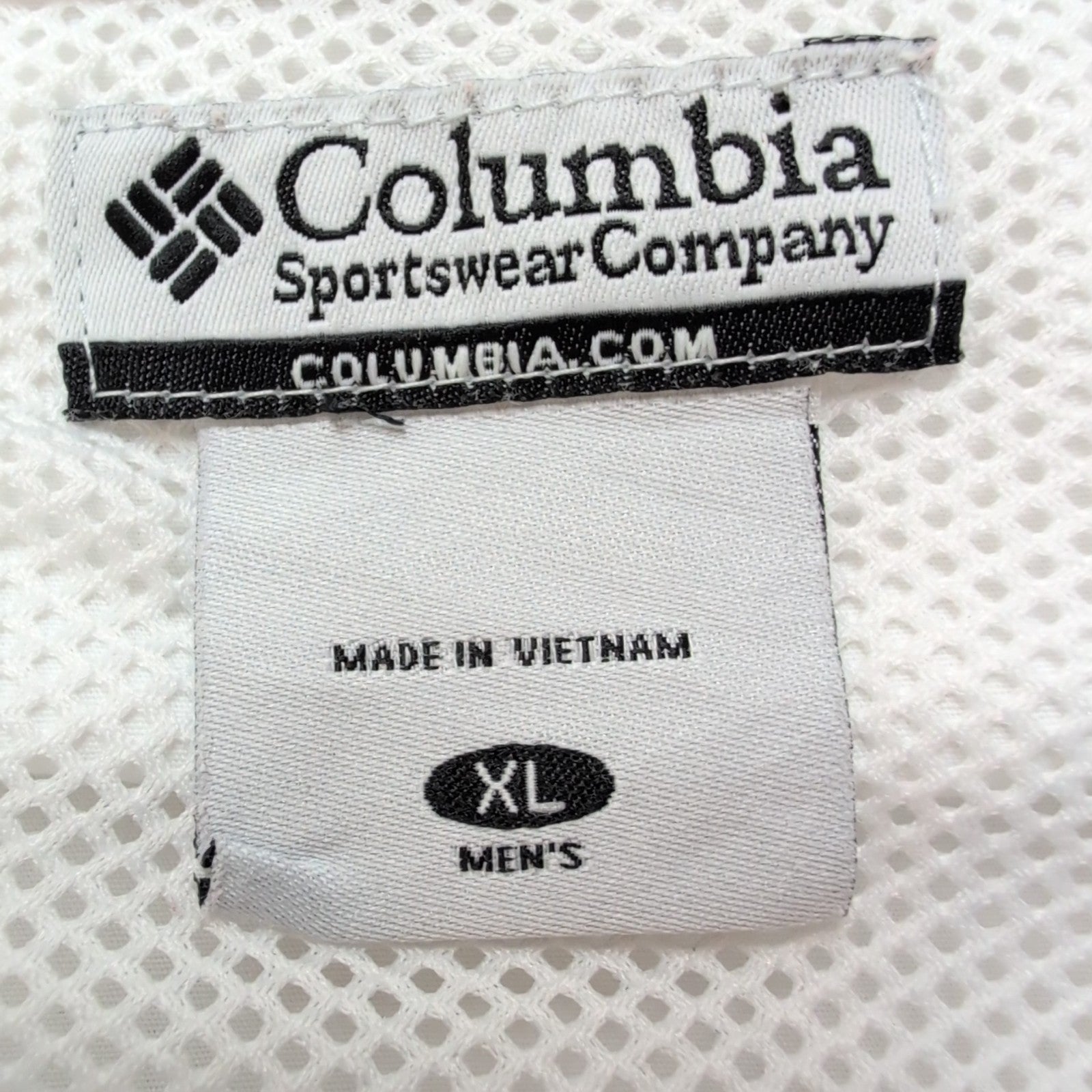 Chemise COLUMBIA PFG Homme XL Blanche Manches Courtes 4 Poches Texas A&M