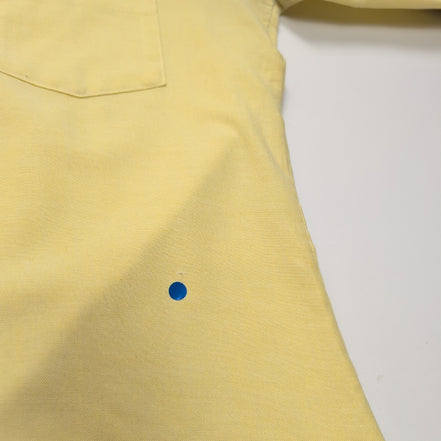 Chemise Lancer M Jaune Never Needs Ironing Button Down Vintage