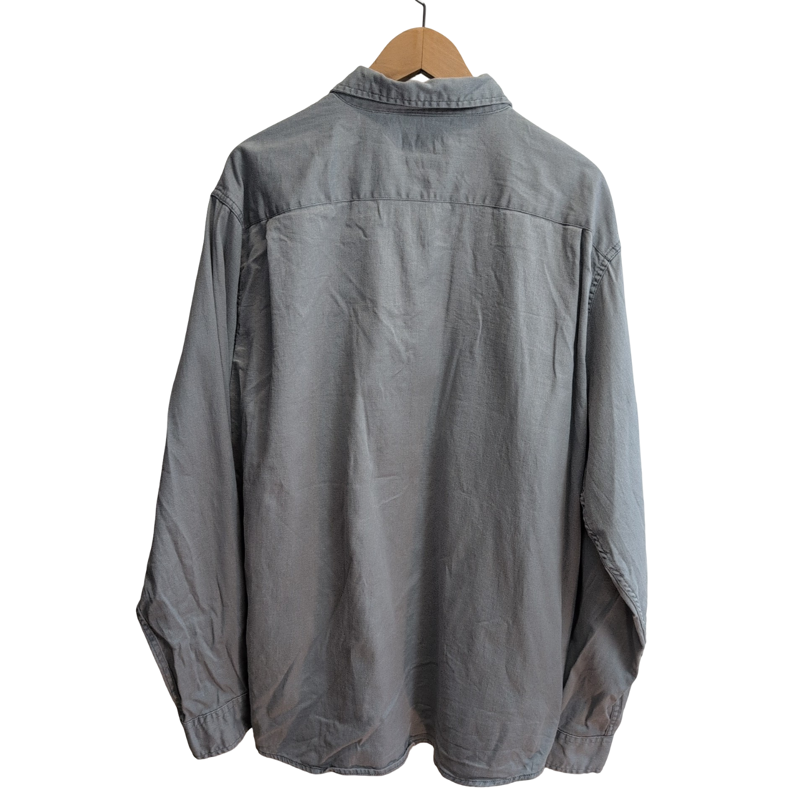 Chemise Wrangler grise uni taille XL #183e