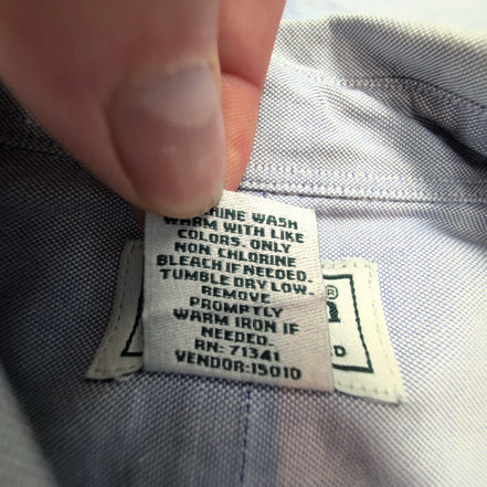 Chemise L.L. Bean lila uni taille L #164e