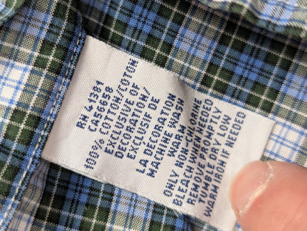 CHEMISE Ralph Lauren Homme L/XL CLASSIC FIT Bleu Vert Carreaux Logo Bleu
