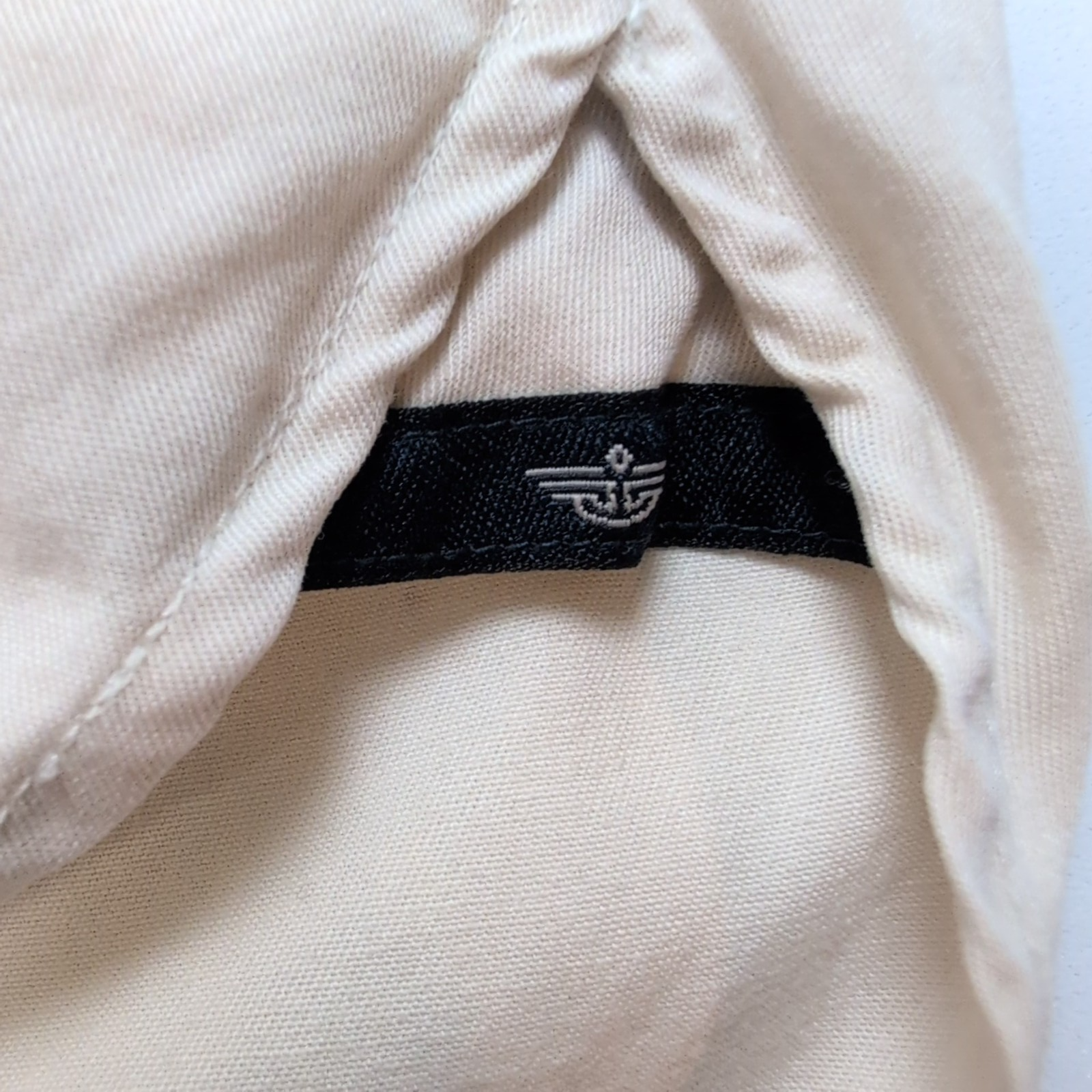 Chemise Dockers Vintage Beige avec Poche - 100% Coton - Taille L