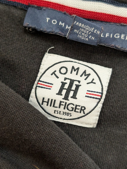 Veste à Capuche Zippée Tommy Hilfiger Homme Noir S | Passes-Pouces