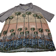 Chemise hawaïenne Batik Bay manches courtes palmiers taille XL