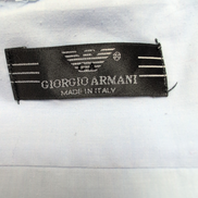 Chemise Giorgio Armani Manches Courtes Bleu Ciel - Taille L/XL (voir mesures)