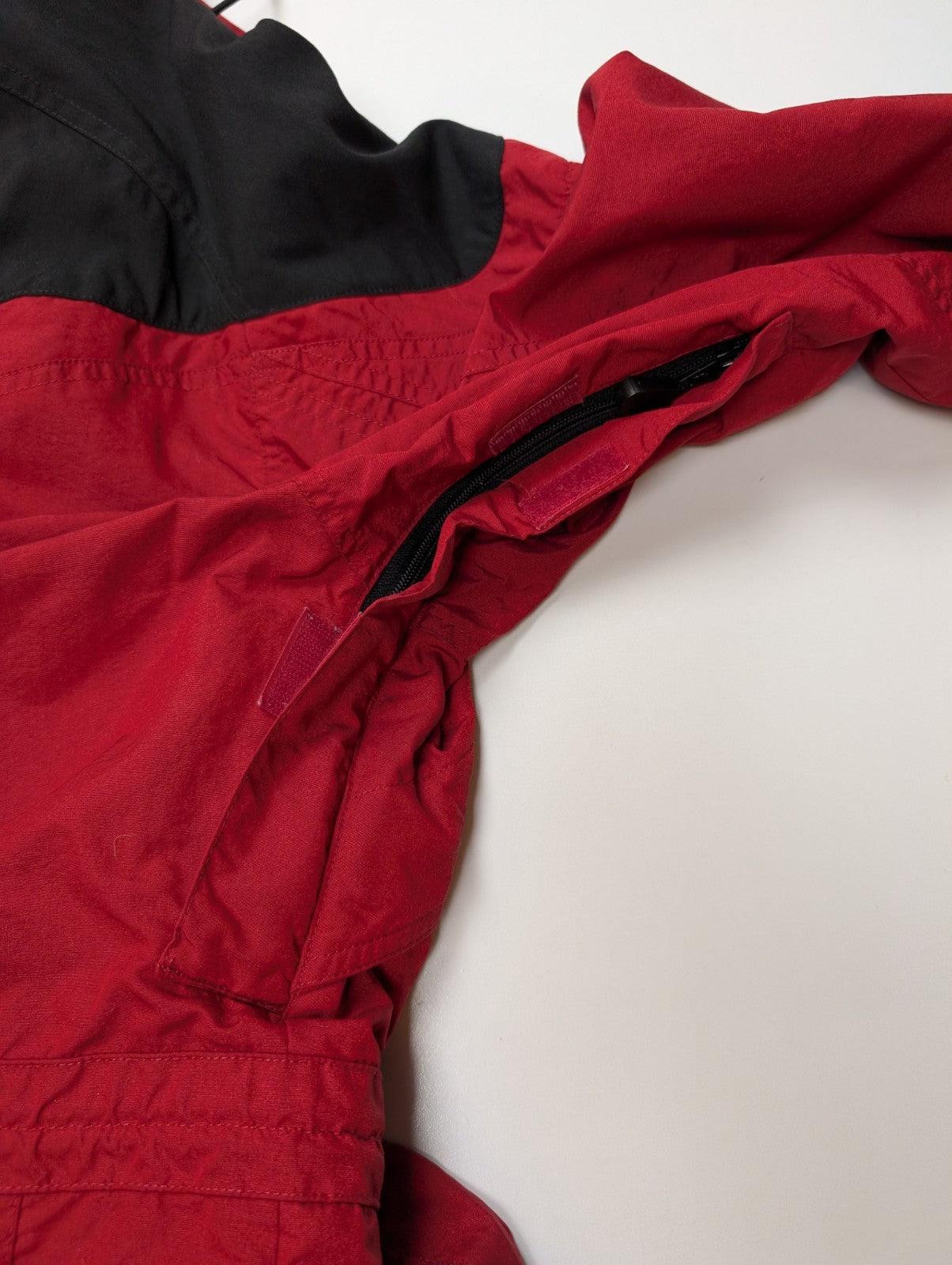 Veste Technique The North Face TNF Vintage L Rouge Noire Manteau Capuche