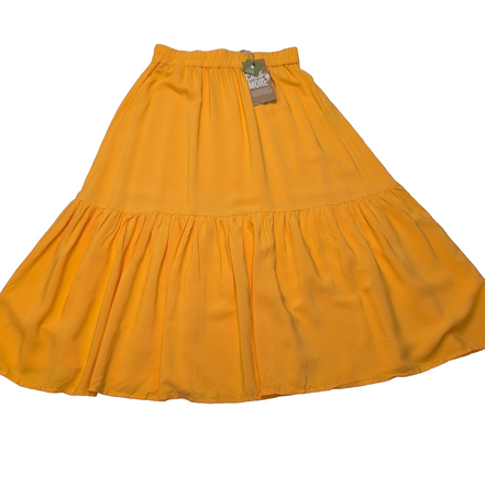 Jupe Femme T36 TATUUM Samoa Jaune Viscose Neuve avec Étiquette