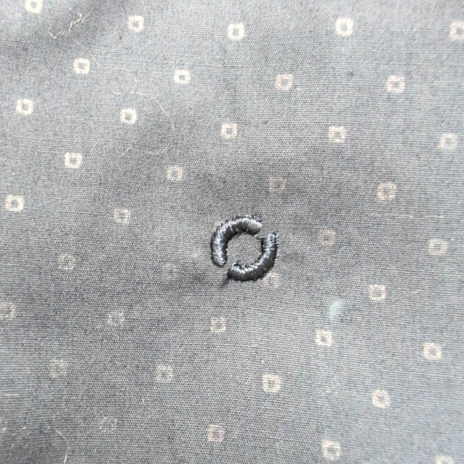 Chemise FYORD Black Label 9 S Slim Fit bleu marine motifs neuve étiquette
