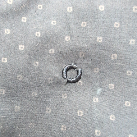 Chemise FYORD Black Label 9 S Slim Fit bleu marine motifs neuve étiquette