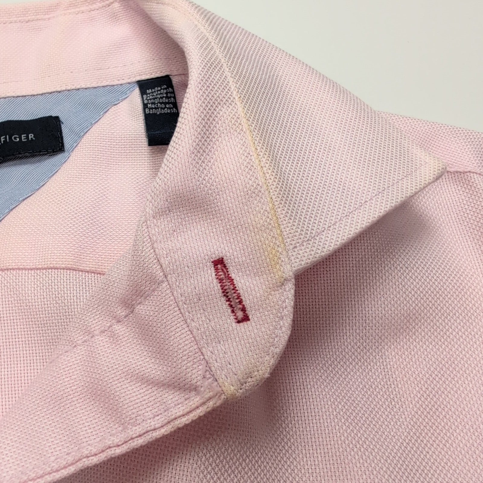 Chemise Tommy Hilfiger Rose Pâle Manches Longues - Taille M/L