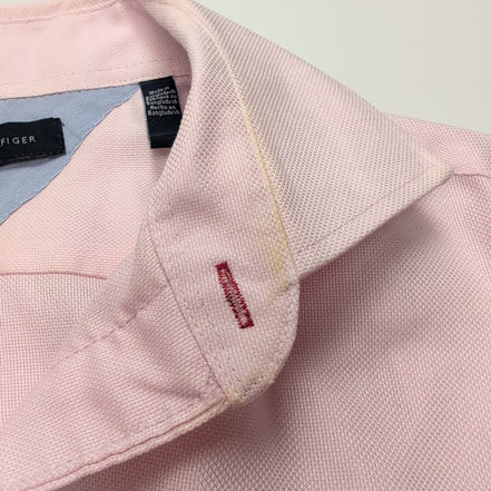 Chemise Tommy Hilfiger Rose Pâle Manches Longues - Taille M/L