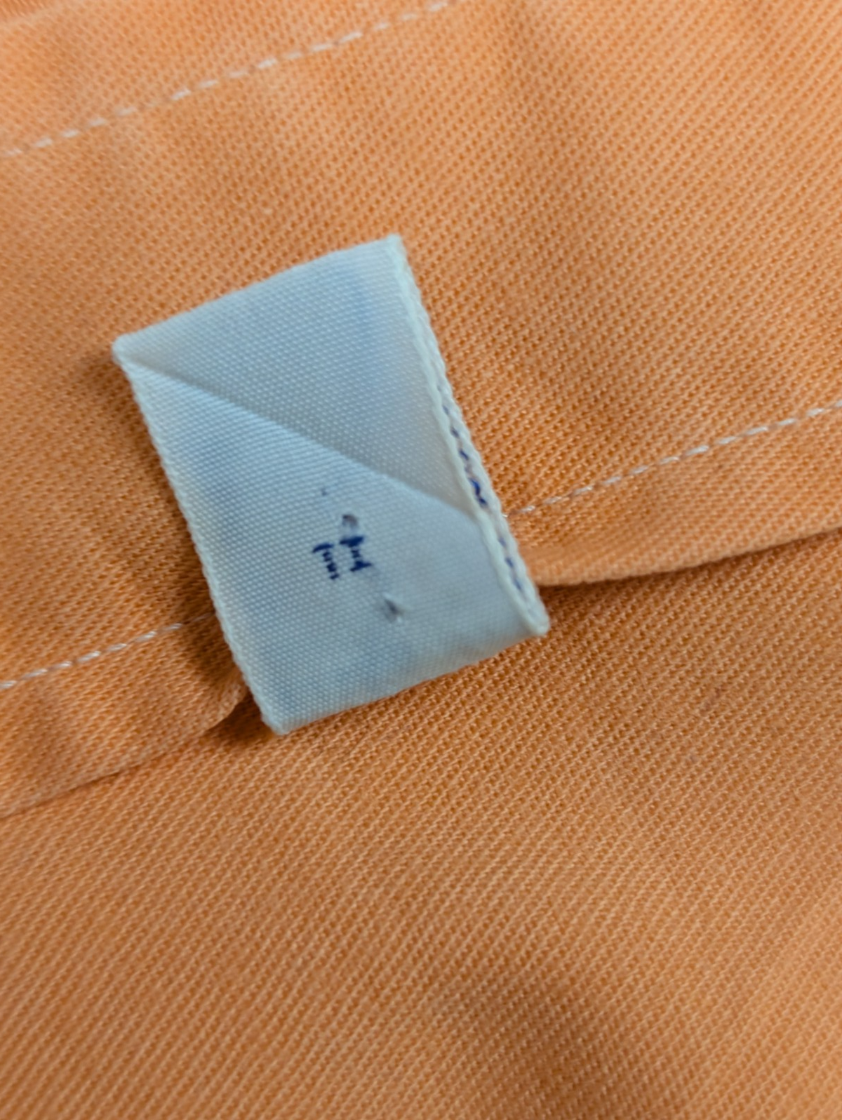Chemise Polo Ralph Lauren Shirt XL Corail Orange Button Down Logo Bleu Ciel