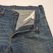 Jean Levi's 541 Homme Vintage Bleu Foncé W38 L34 Denim Stretch Pantalon Chic