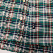 Chemise à manches courtes Dockers verte à carreaux taille XL #174msch