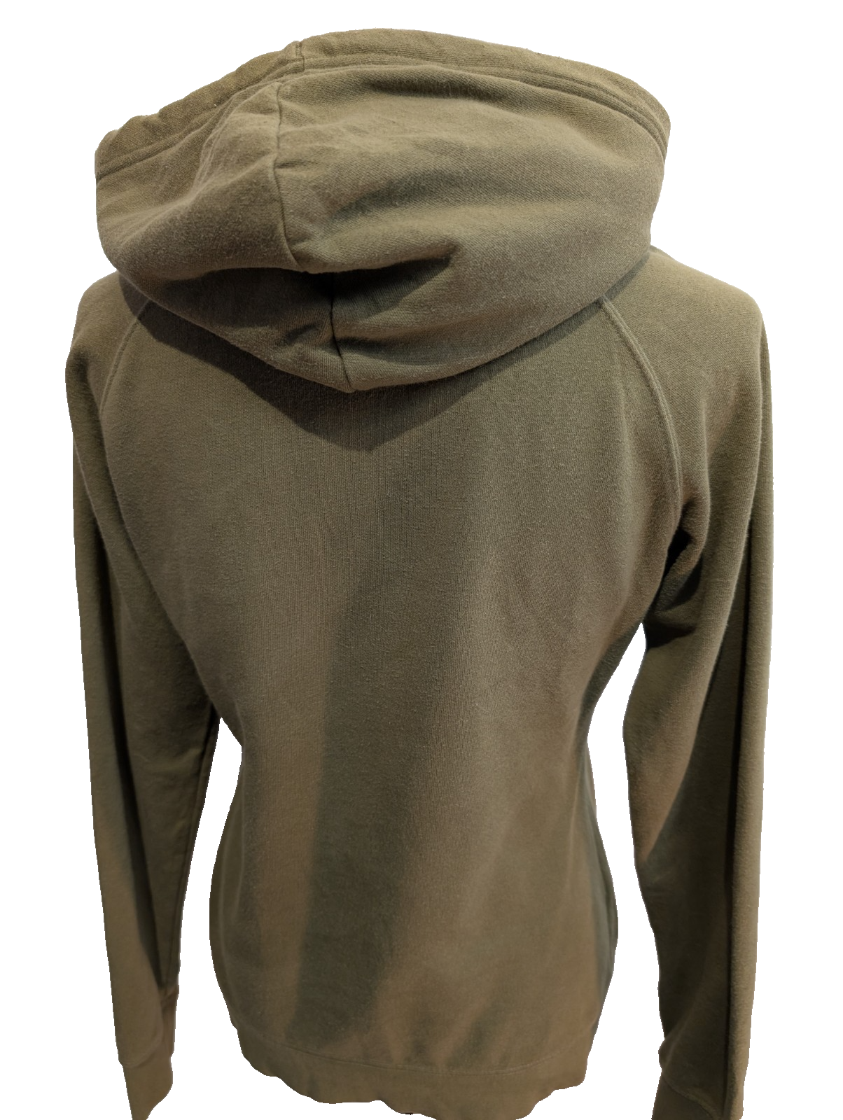 The North Face Sweat à Capuche Kaki Logo Noir - Taille S Femme