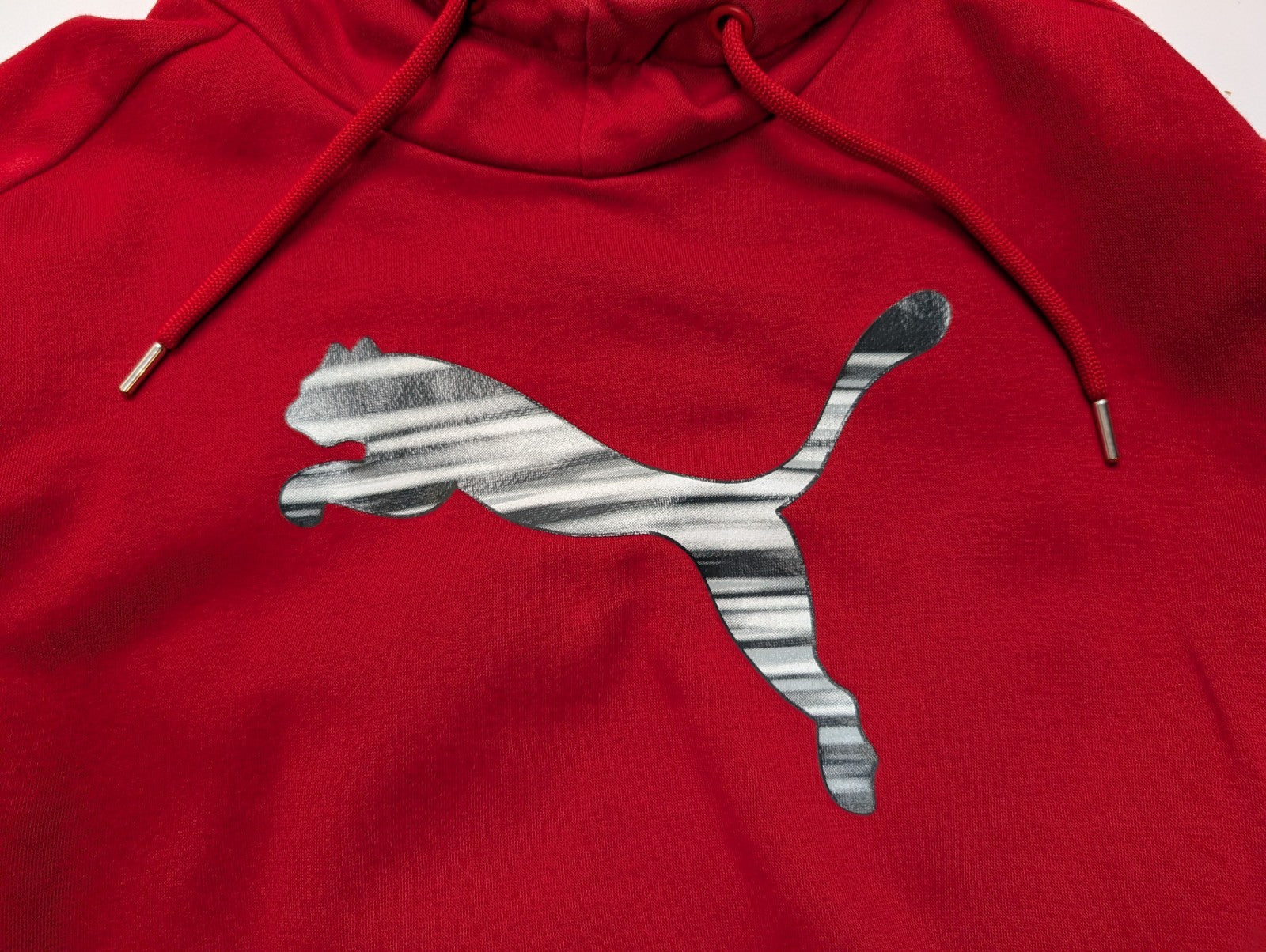 Sweat à Capuche PUMA Homme M Rouge Hoodie Sport 2 Poches Excellent État