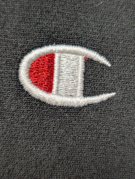 Sweat à Capuche Champion Premium - Noir Profond - Coton Lourd - Taille L/XL