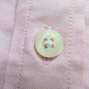 Chemise Nautica XXL Rose Pâle Uni Stretch Classic Fit Logo Brodé manches longues