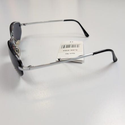 Lunettes de soleil Y2K Branche fine Métal Chromé Ovale Strass Cœur