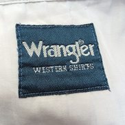 Chemise Western Wrangler lilas rayures satinées manches longues 2 poches XXL
