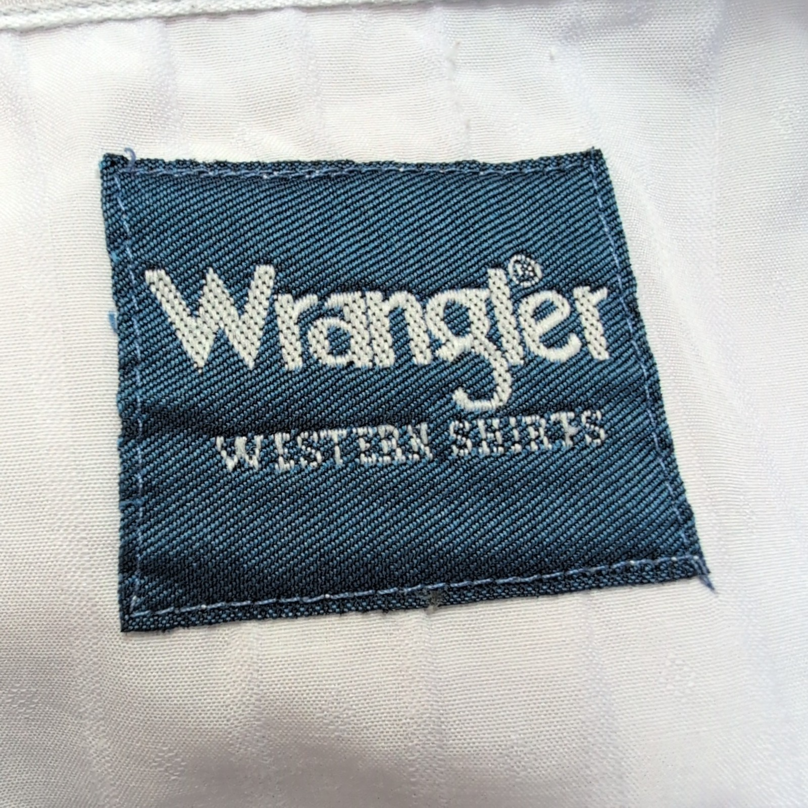 Chemise Western Wrangler lilas rayures satinées manches longues 2 poches XXL