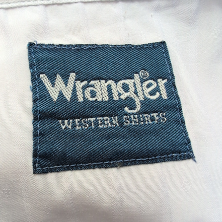 Chemise Western Wrangler lilas rayures satinées manches longues 2 poches XXL