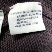 Pull Polo Ralph Lauren col rond bordeaux foncé tirant sur le marron taille L
