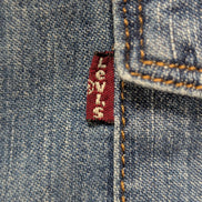 Chemise LEVI'S Femme Western Jean Denim Bleu Manches Longues - Taille L