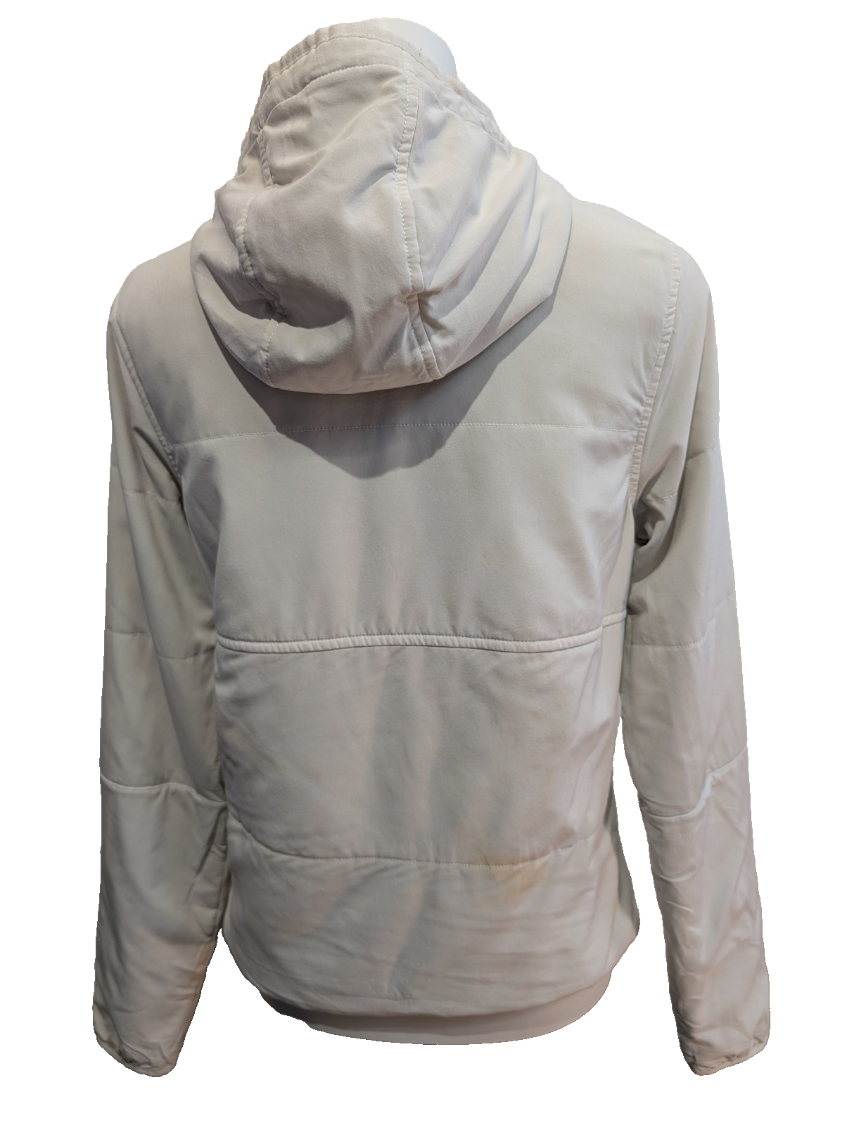 Veste The North Face Matelassée Blanc Cassé Femme Capuche - Taille S