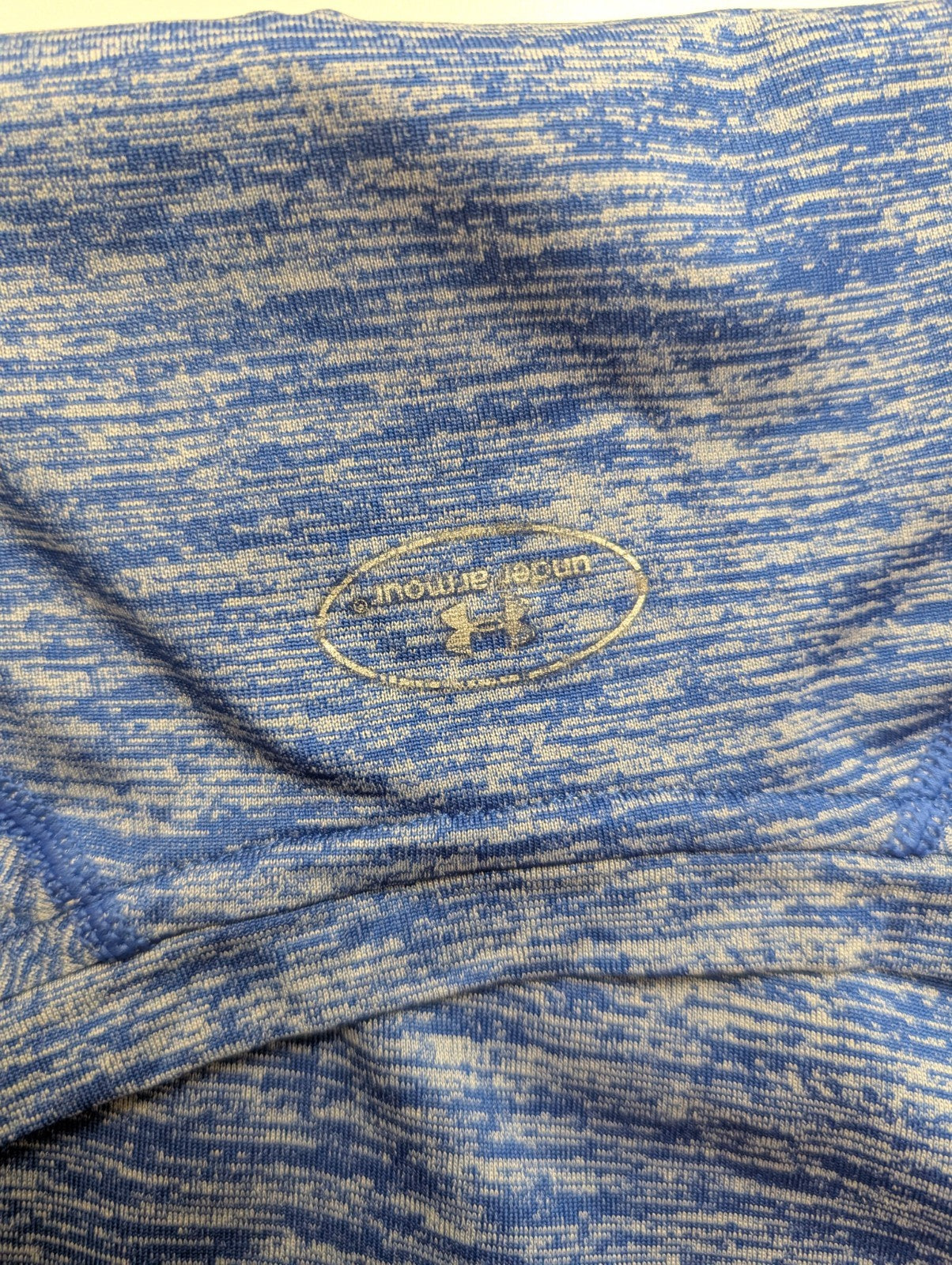 T-shirt de Sport Under Armour HeatGear Femme Bleu & Gris Taille S