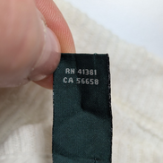 Pull Lauren Ralph Lauren Femme Blanc Côtelé Coton Taille L Excellent État