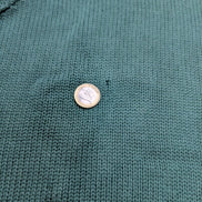 Pull POLO RALPH LAUREN Homme XL Vert Forêt Grosse Maille Logo Marine Vintage