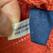Pull CHAPS Classics Femme L Lin Coton Corail Maille Torsadée Ajourée