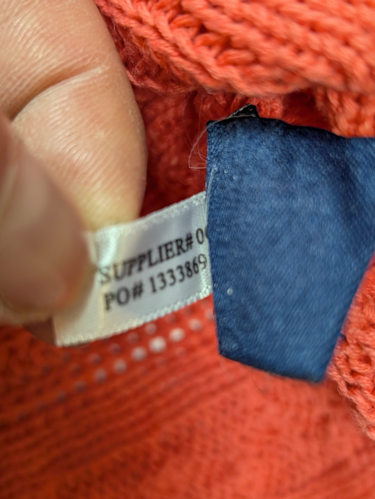 Pull CHAPS Classics Femme L Lin Coton Corail Maille Torsadée Ajourée