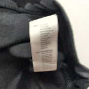 Robe HUE L Noire Motif Gris Manches Longues Douce Neuve Étiquette