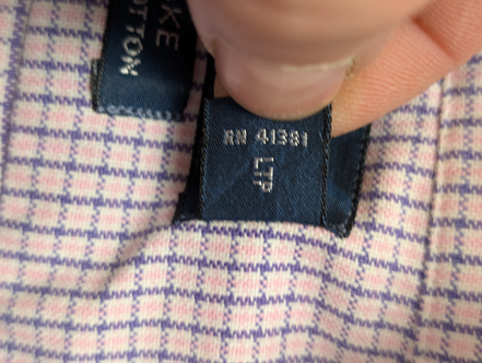 Chemise Polo Ralph Lauren Shirt L Blake Oxford Lila Manches Courtes Button Down
